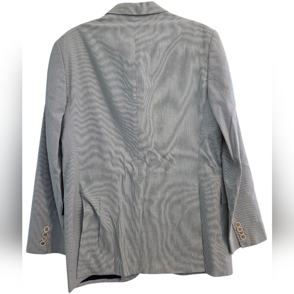 Carolina Herrera Gray Pinstripe Classic Suit for Formal Occasions - Picture 6 of 15